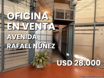 OFICINA EN VENTA RAFAEL NEZ A MTS DE MUJER URBANA